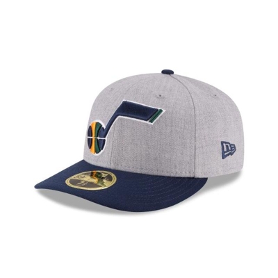 Sapca New Era Utah Jazz NBA Heather Low Profile 59FIFTY Fitted - Gri